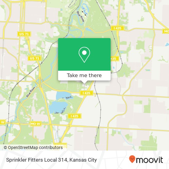 Sprinkler Fitters Local 314 map