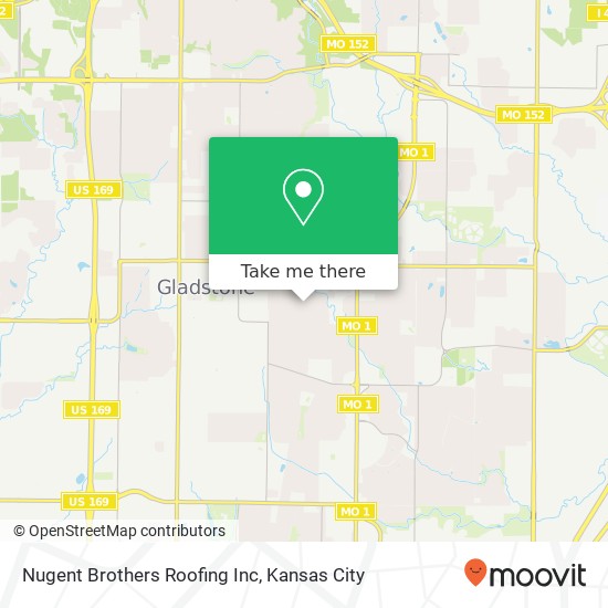 Mapa de Nugent Brothers Roofing Inc