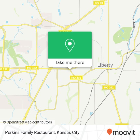 Perkins Family Restaurant map