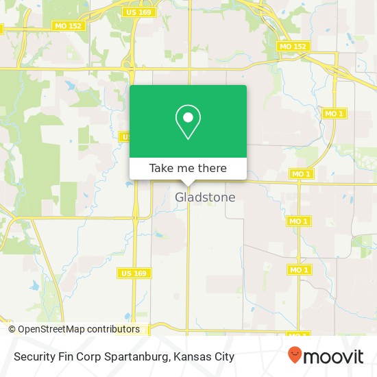 Mapa de Security Fin Corp Spartanburg