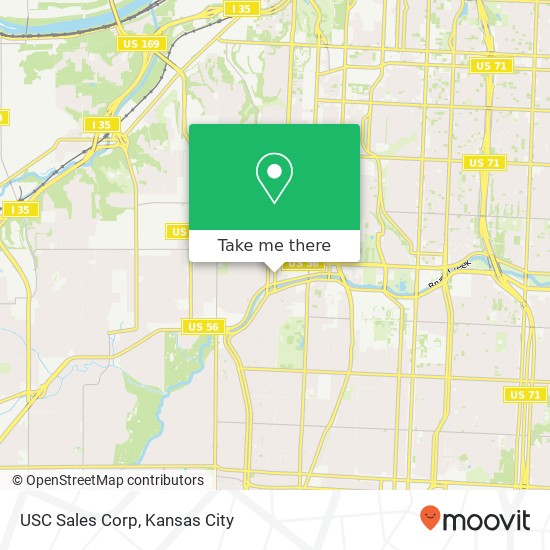 USC Sales Corp map
