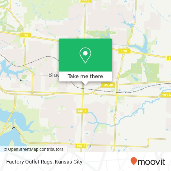 Mapa de Factory Outlet Rugs