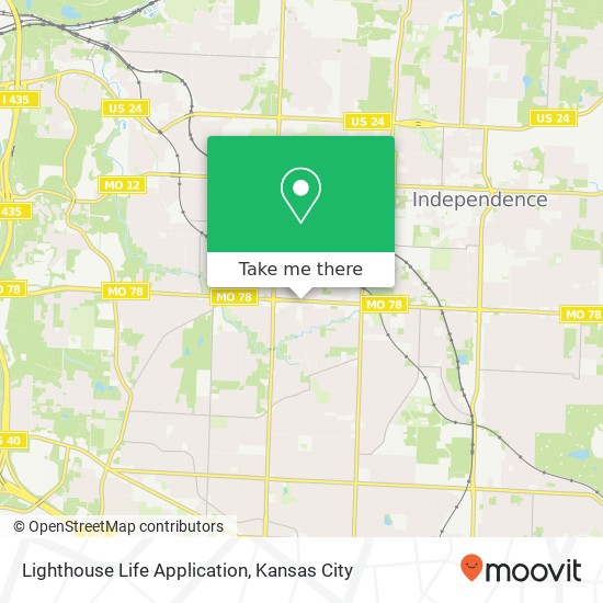 Mapa de Lighthouse Life Application