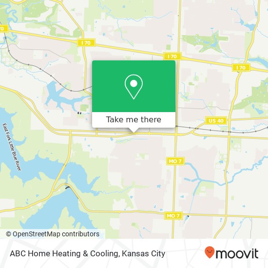 Mapa de ABC Home Heating & Cooling