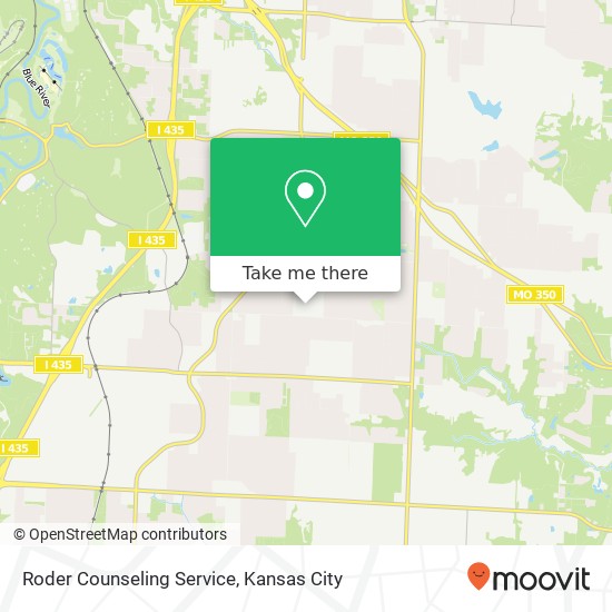 Roder Counseling Service map