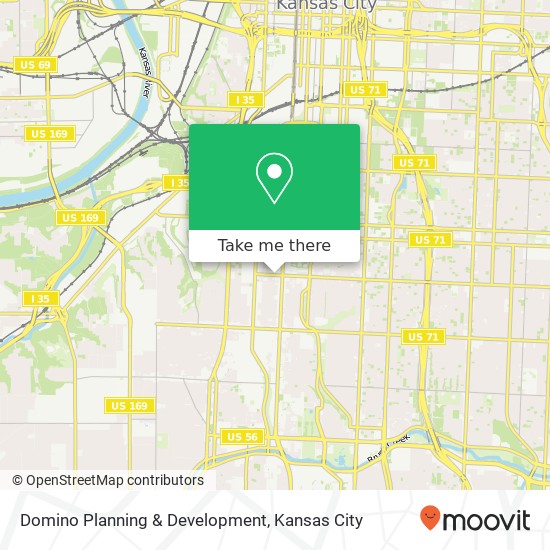 Domino Planning & Development map