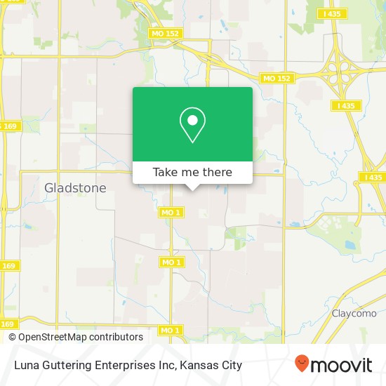 Luna Guttering Enterprises Inc map