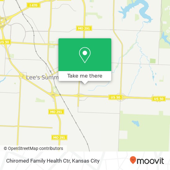 Chiromed Family Health Ctr map