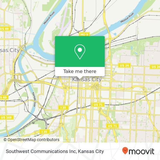 Mapa de Southwest Communications Inc