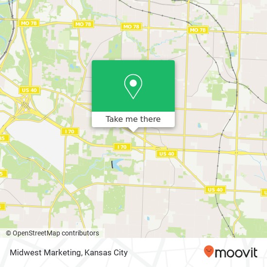 Mapa de Midwest Marketing