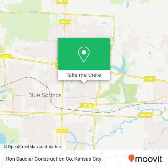 Ron Saucier Construction Co map