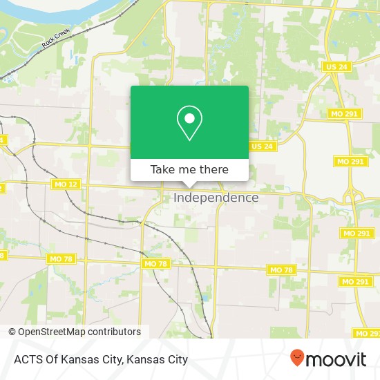 ACTS Of Kansas City map