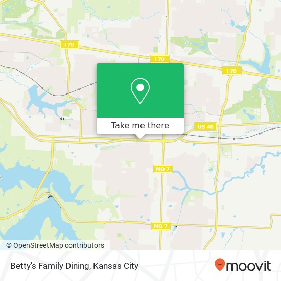 Mapa de Betty's Family Dining