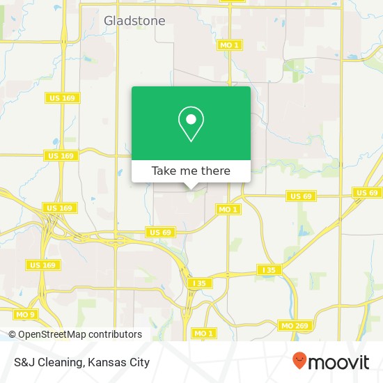 S&J Cleaning map