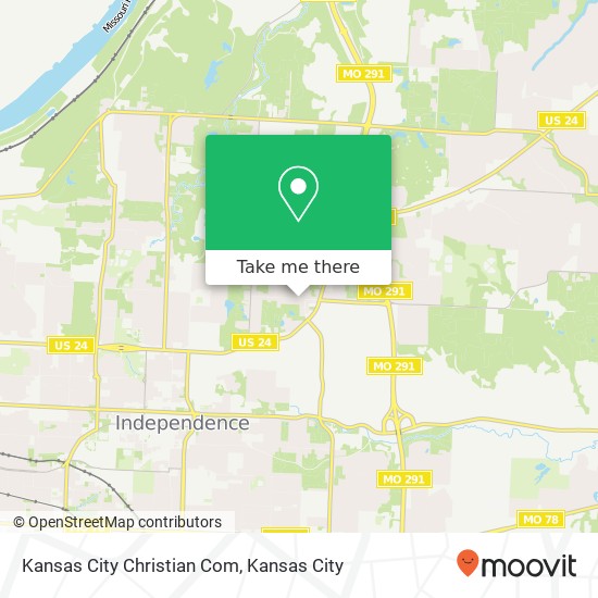 Mapa de Kansas City Christian Com