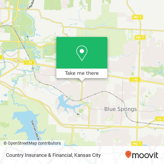 Mapa de Country Insurance & Financial