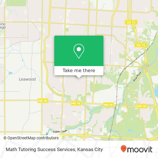 Mapa de Math Tutoring Success Services