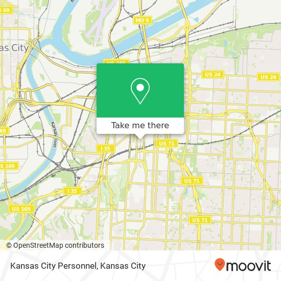Kansas City Personnel map