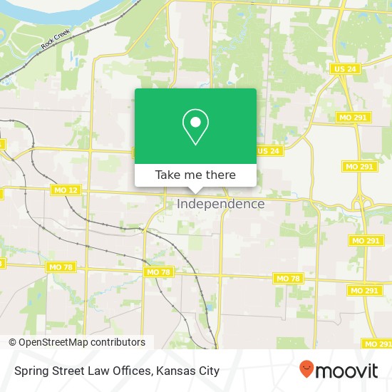 Spring Street Law Offices map