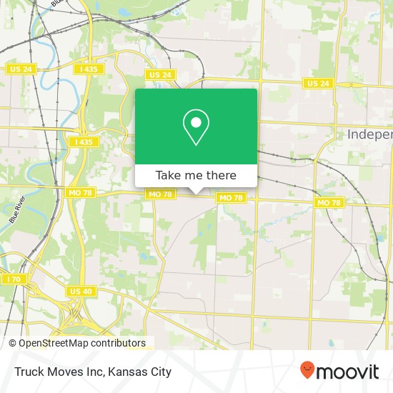 Truck Moves Inc map