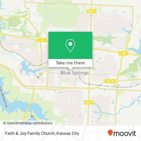 Faith & Joy Family Church map