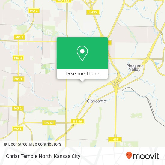 Christ Temple North map