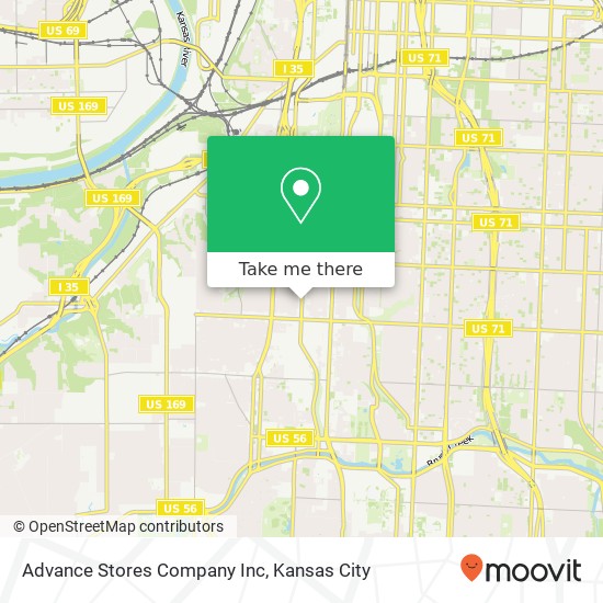 Advance Stores Company Inc map