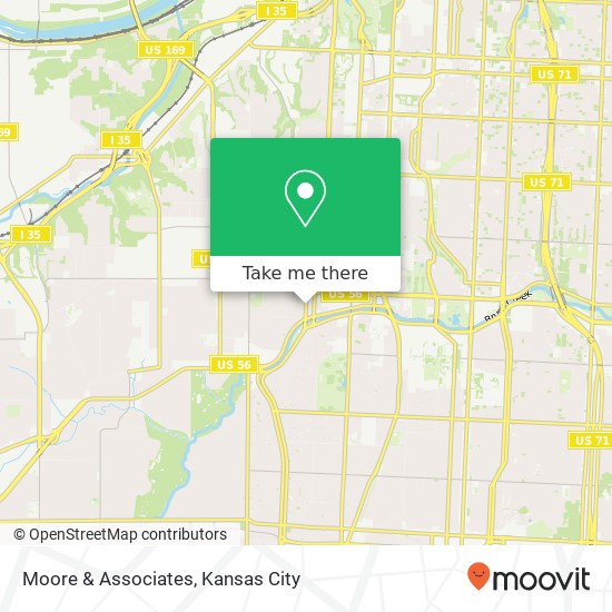 Mapa de Moore & Associates