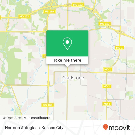 Harmon Autoglass map