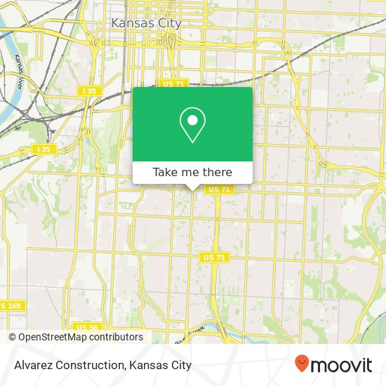Mapa de Alvarez Construction