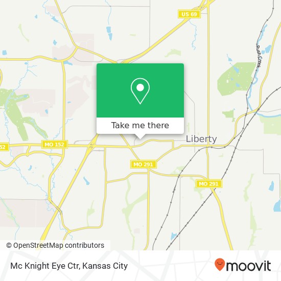 Mc Knight Eye Ctr map