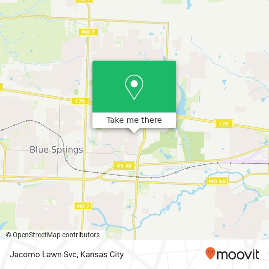 Mapa de Jacomo Lawn Svc