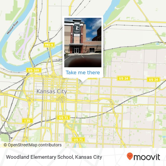 Mapa de Woodland Elementary School