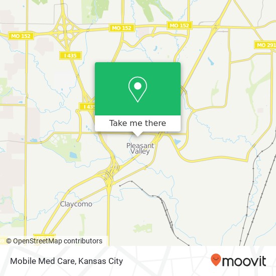 Mobile Med Care map