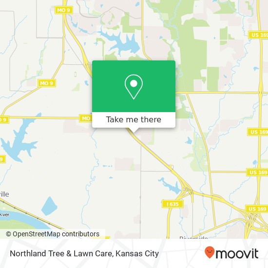 Mapa de Northland Tree & Lawn Care