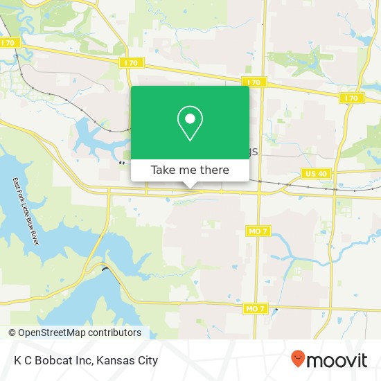 K C Bobcat Inc map