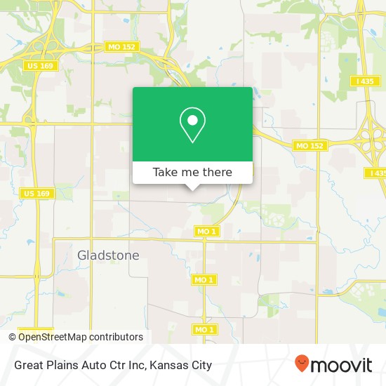 Mapa de Great Plains Auto Ctr Inc