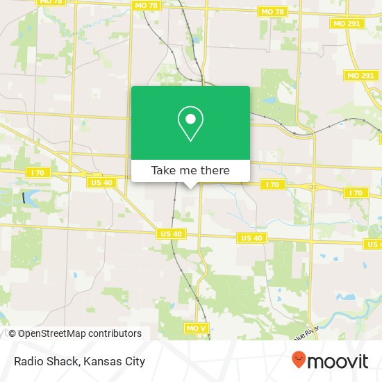 Radio Shack map