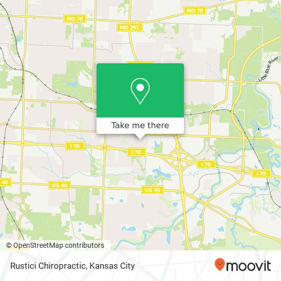 Rustici Chiropractic map