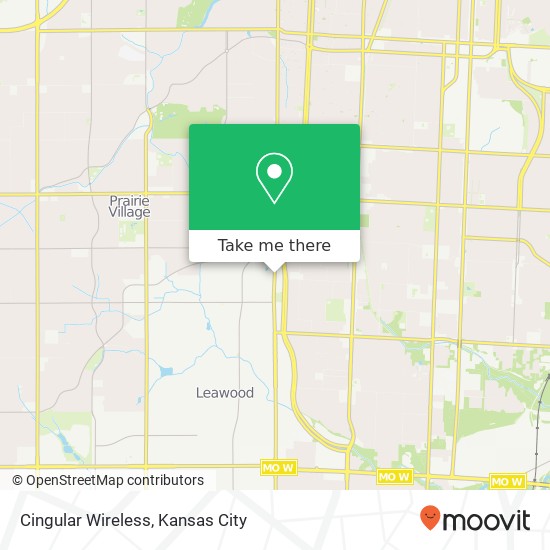 Cingular Wireless map