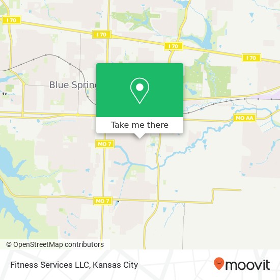 Fitness Services LLC map