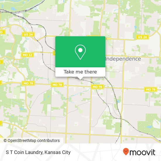 S T Coin Laundry map