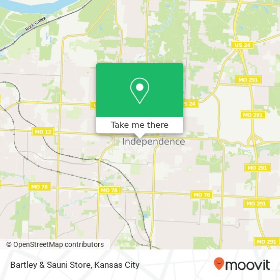 Mapa de Bartley & Sauni Store