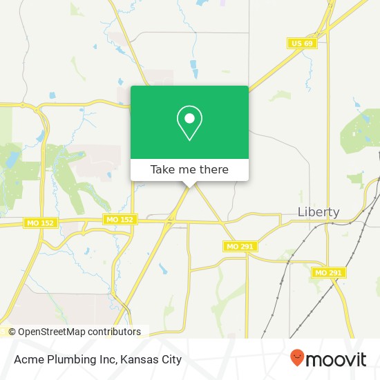 Acme Plumbing Inc map