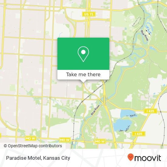 Mapa de Paradise Motel