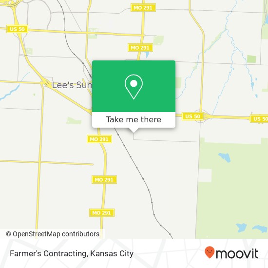 Farmer's Contracting map