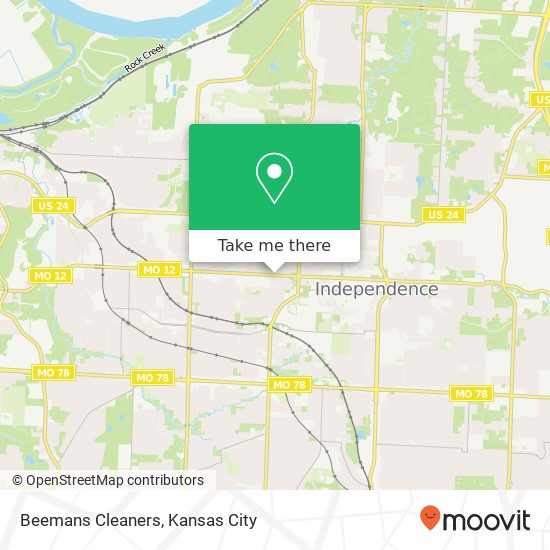 Beemans Cleaners map