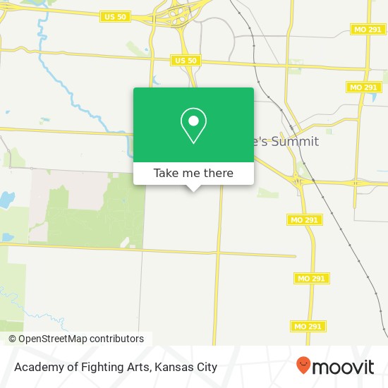 Mapa de Academy of Fighting Arts