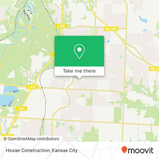 Hosier Construction map