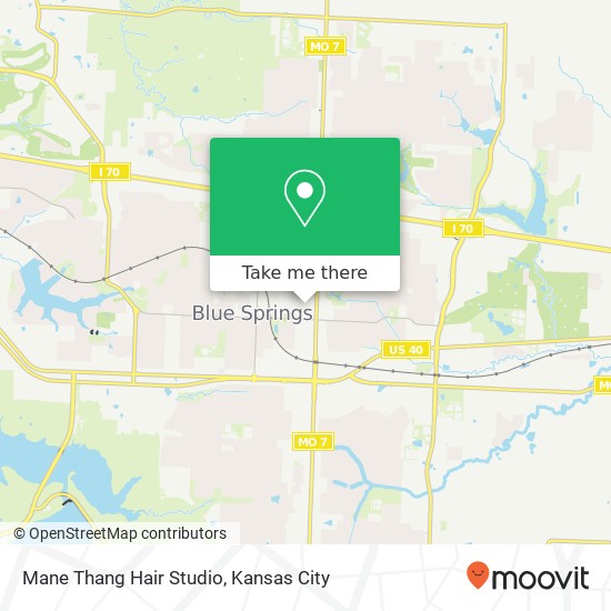 Mapa de Mane Thang Hair Studio